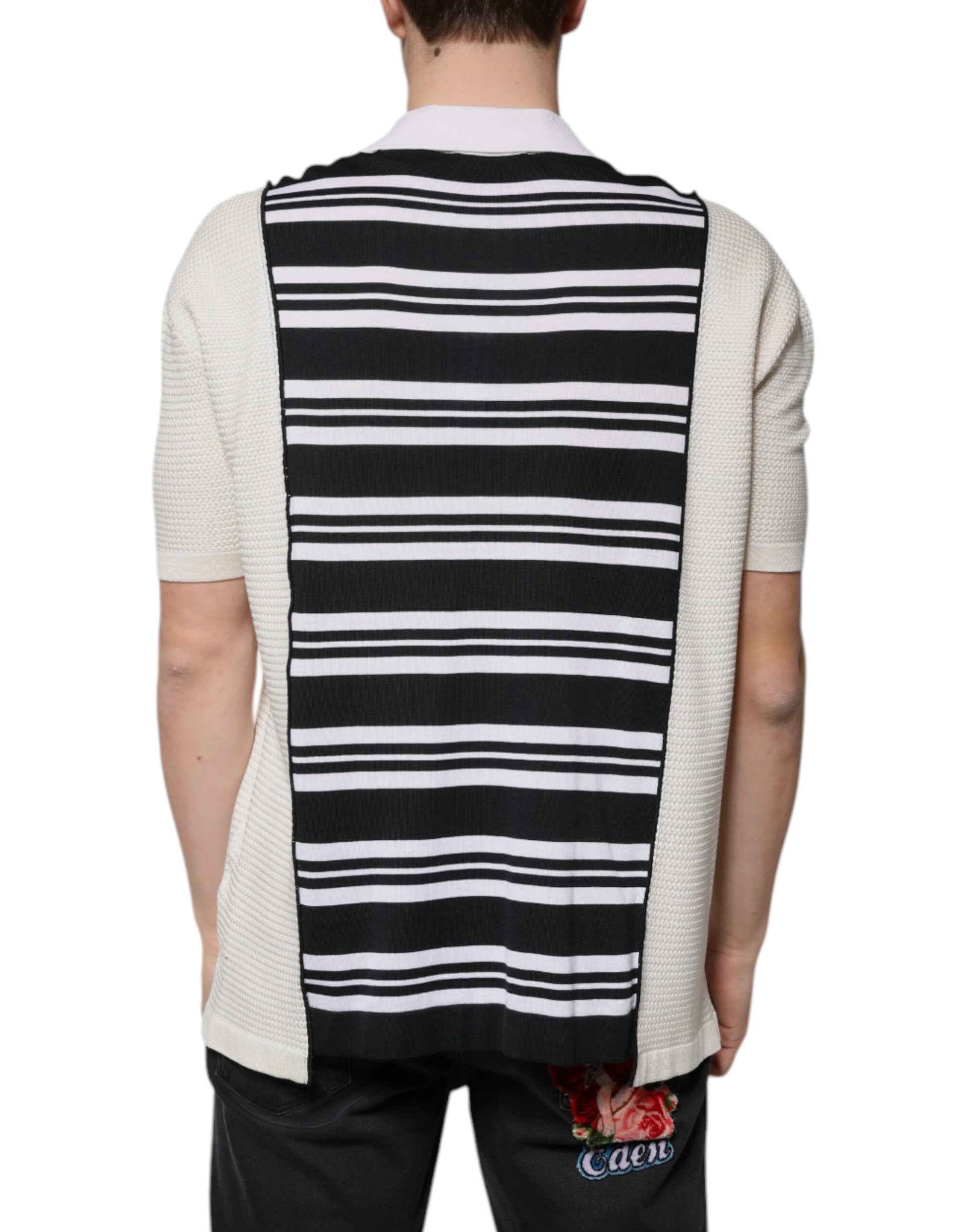 Dolce & Gabbana Multicolor Polo Shirt for Men side view