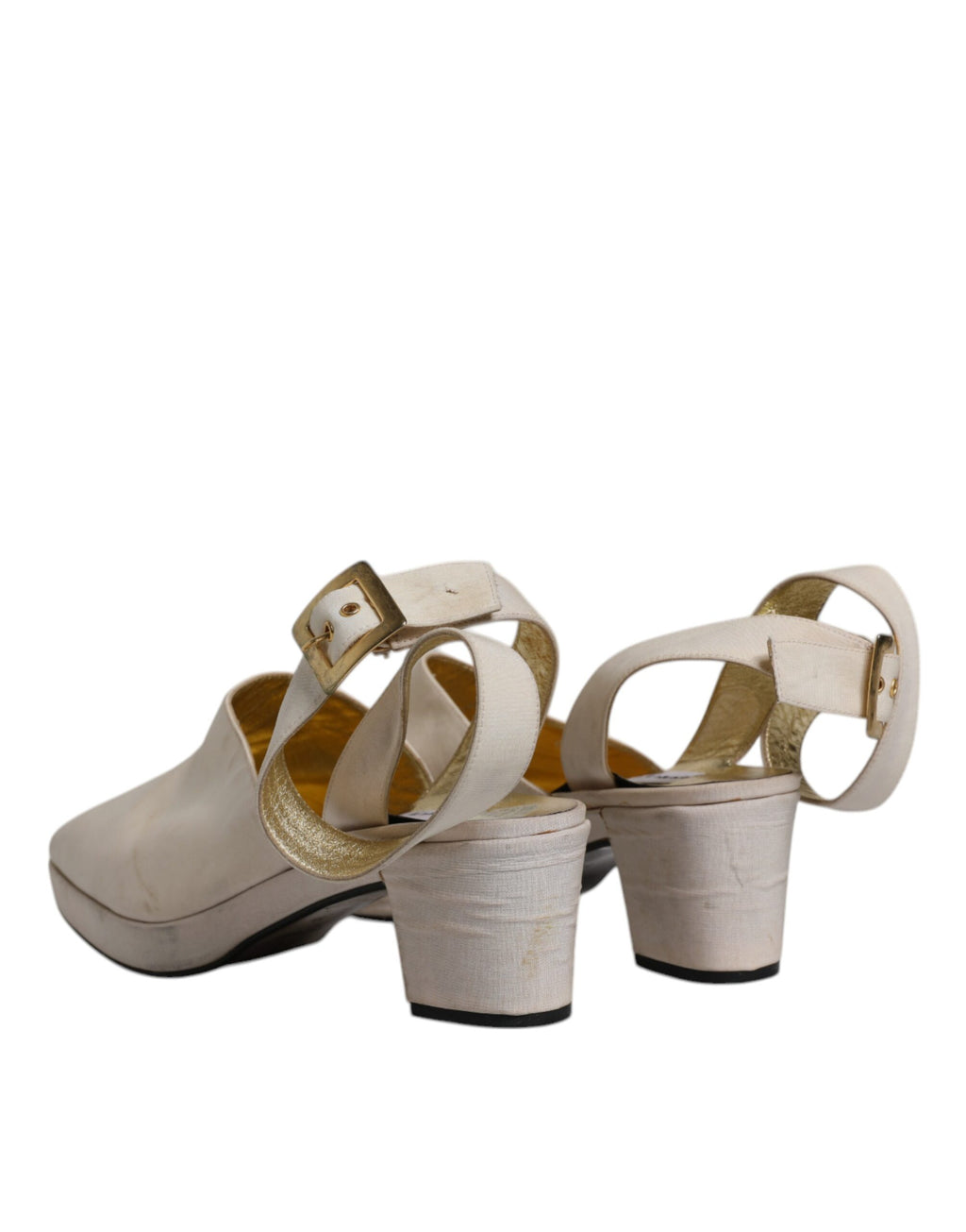 Dolce & Gabbana White Strap Ons for Women additional view