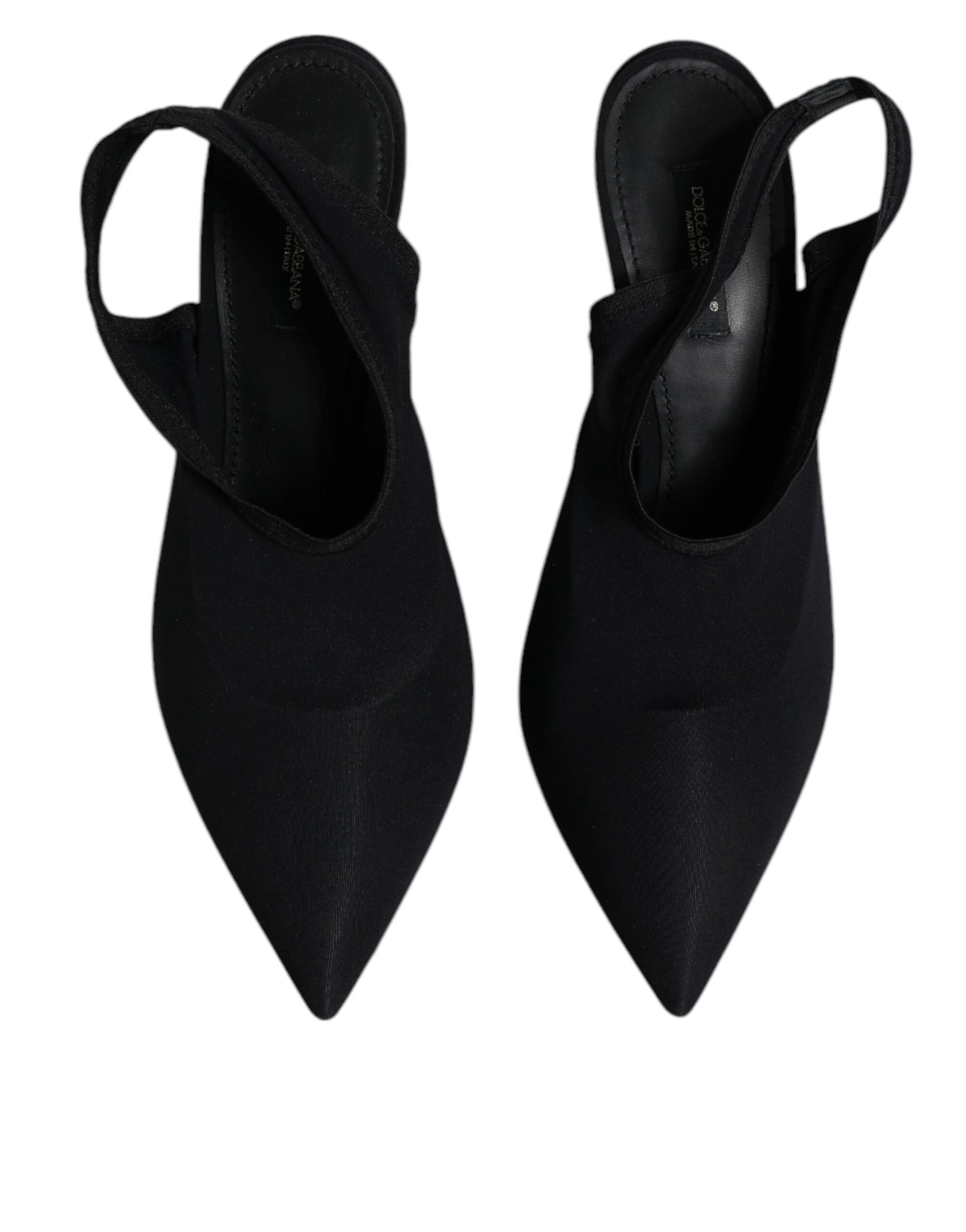 Dolce & Gabbana Black Stiletto Heels for Women detail view