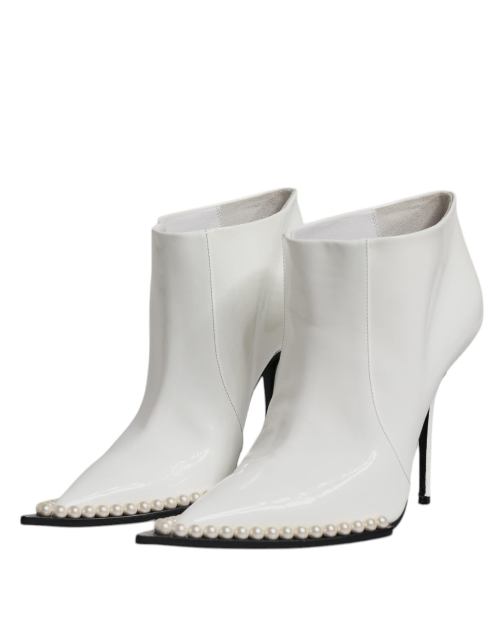 Dolce & Gabbana White Ankle for Women side view