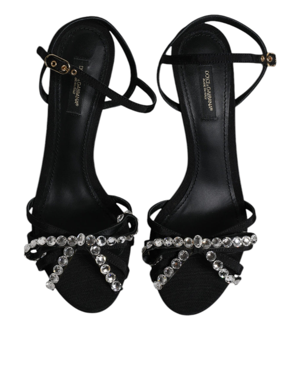 Dolce & Gabbana Black Stiletto Heels for Women detail view
