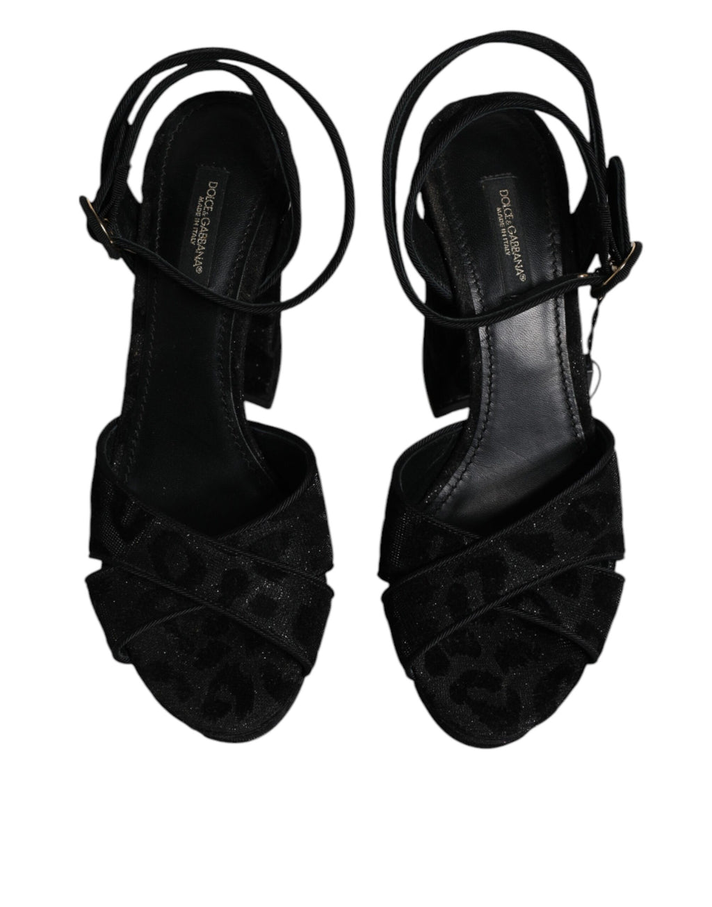 Dolce & Gabbana Black Platforms for Women detail view