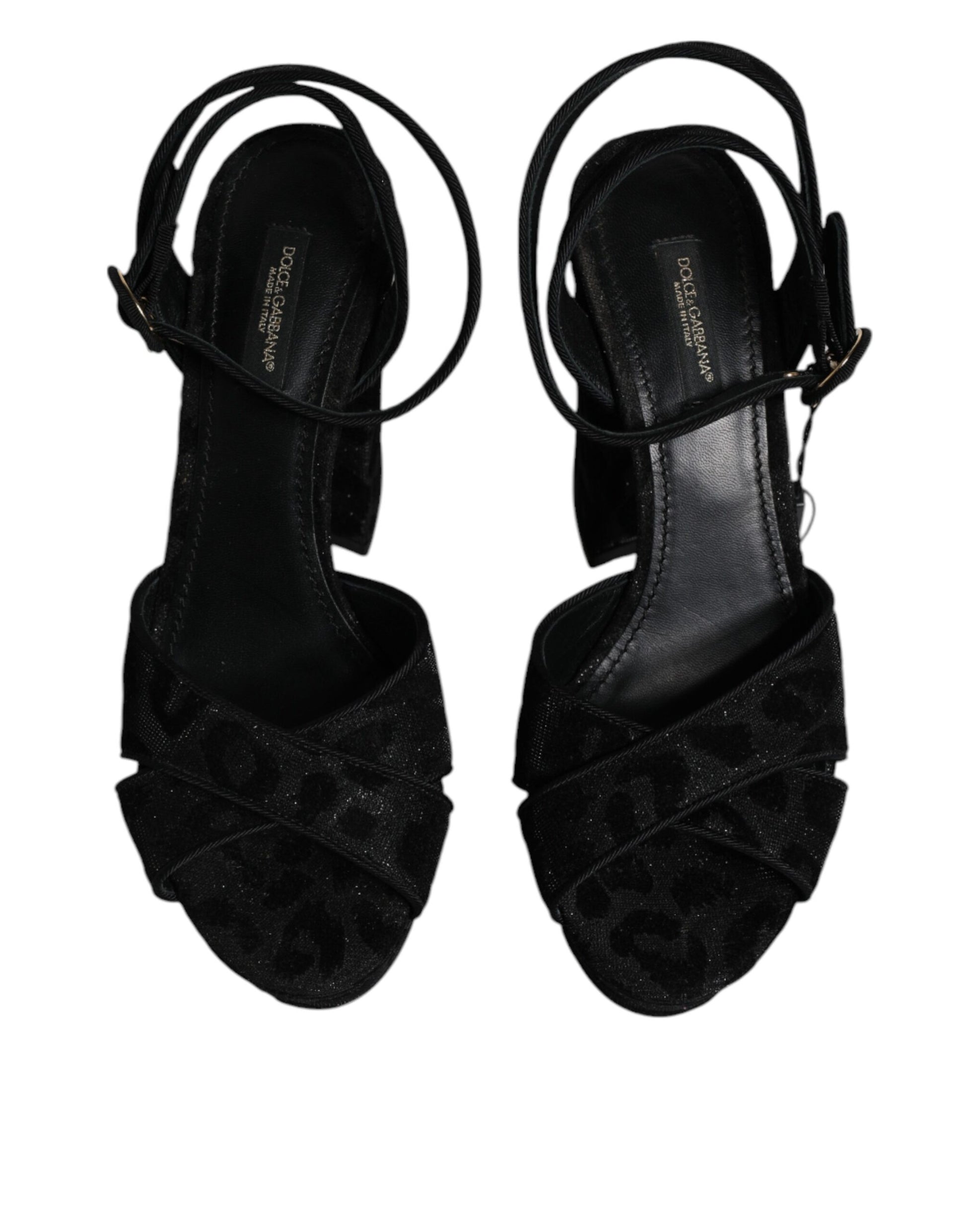 Dolce & Gabbana Black Platforms for Women detail view