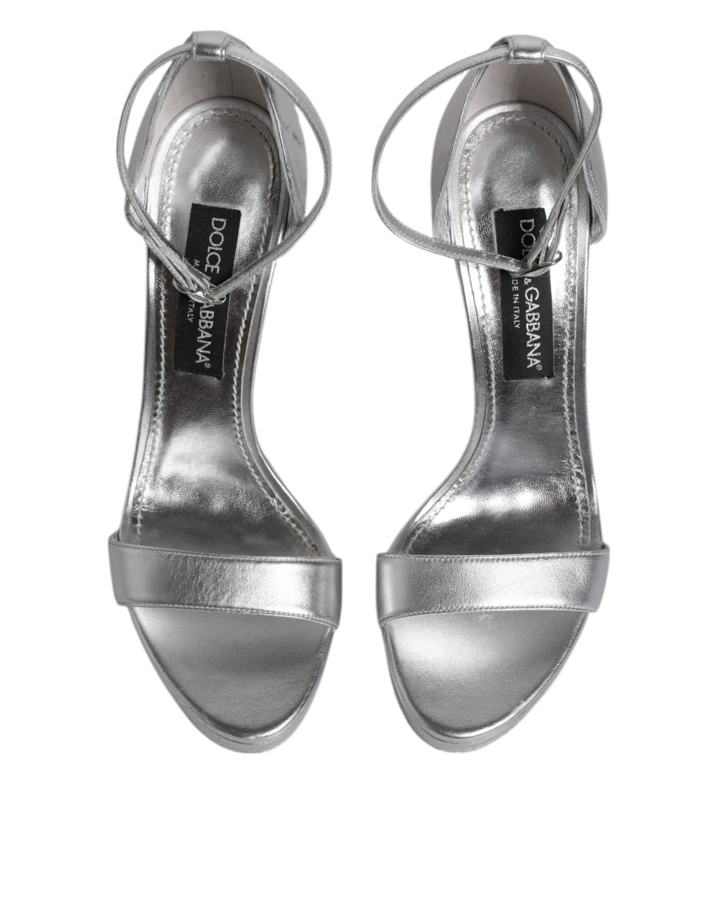 Dolce & Gabbana Silver Platforms for Women detail view