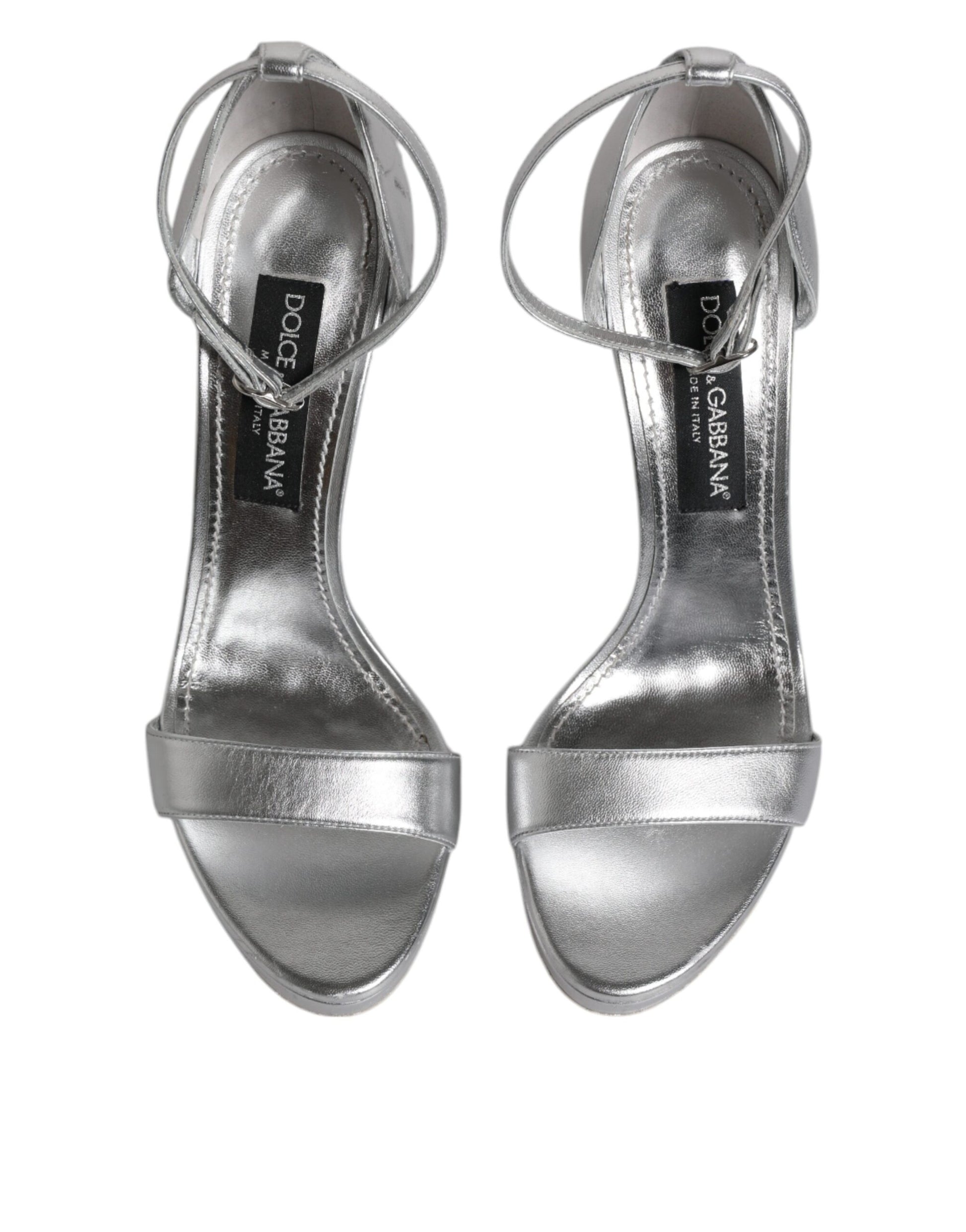 Dolce & Gabbana Silver Platforms for Women detail view