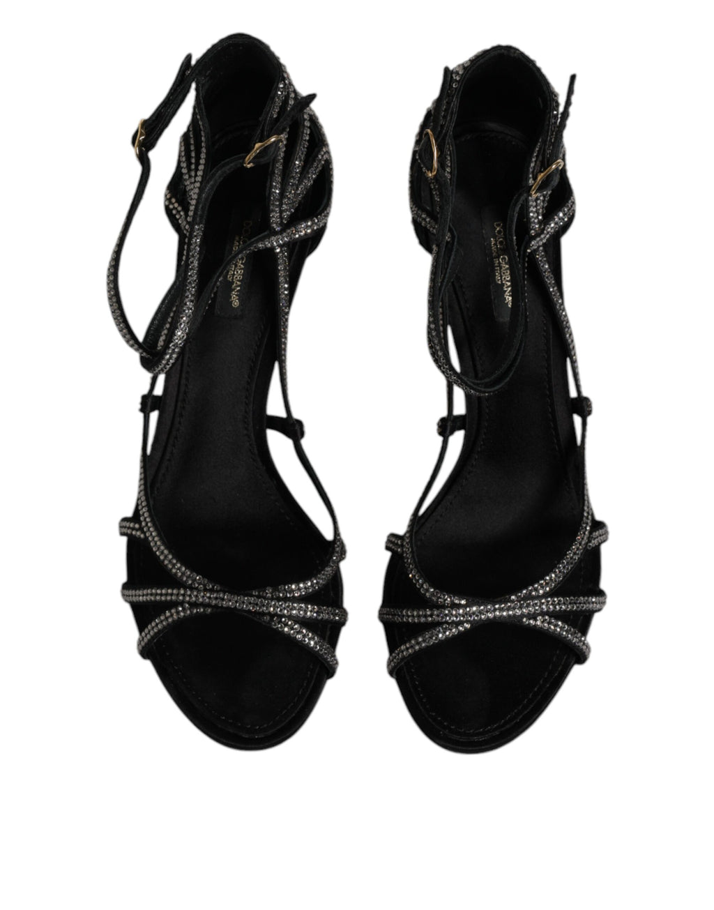Dolce & Gabbana Black Stiletto Heels for Women detail view