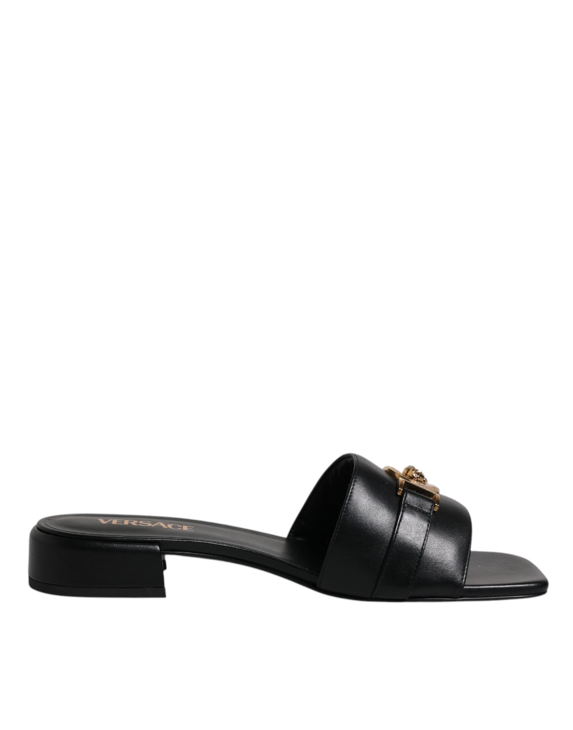 Versace Black Slides for Women