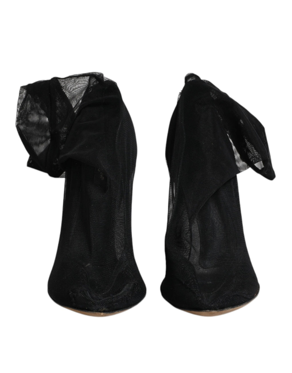 Chaussures Bottines Chaussettes Dolce & Gabbana en Maille Extensible Noire