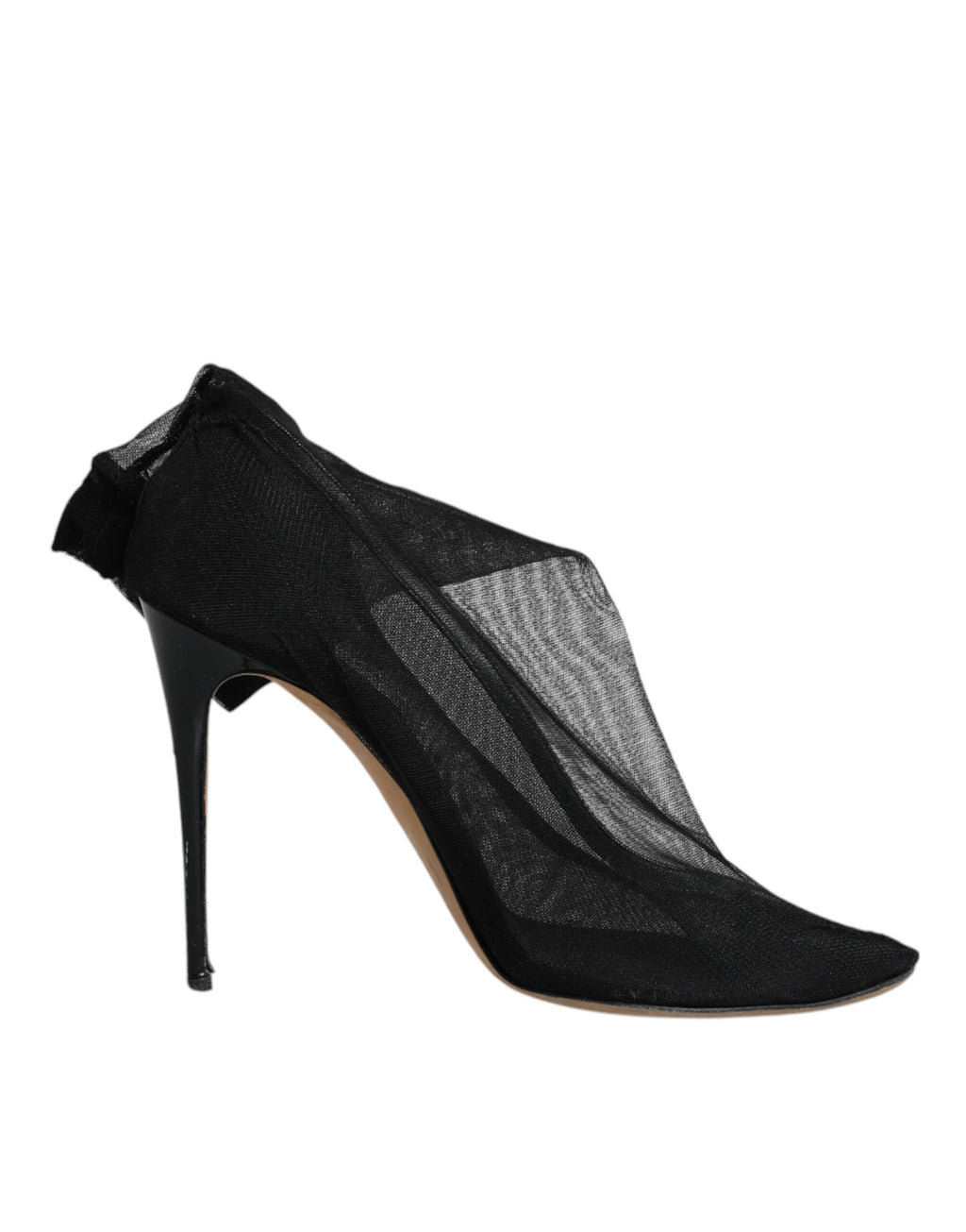 Chaussures Bottines Chaussettes Dolce & Gabbana en Maille Extensible Noire