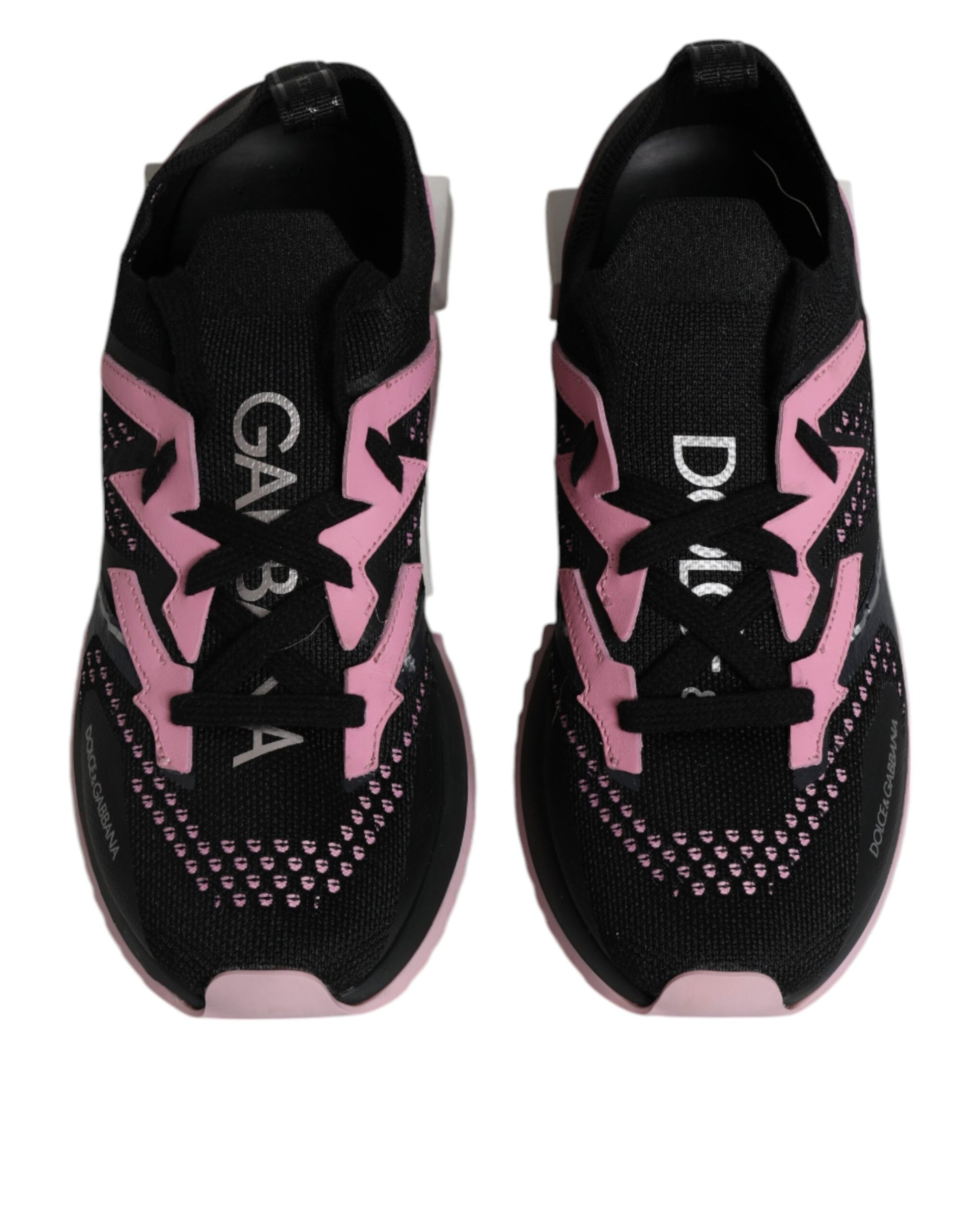 Dolce & Gabbana Black Low Top Sneakers for Women detail view