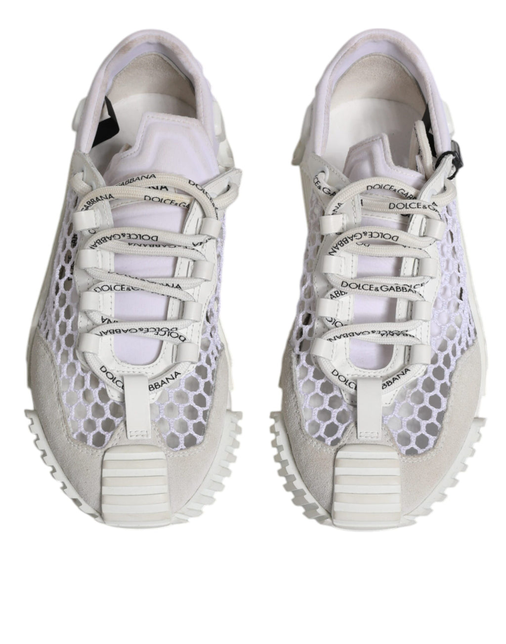 Dolce & Gabbana White Low Top Sneakers for Women detail view