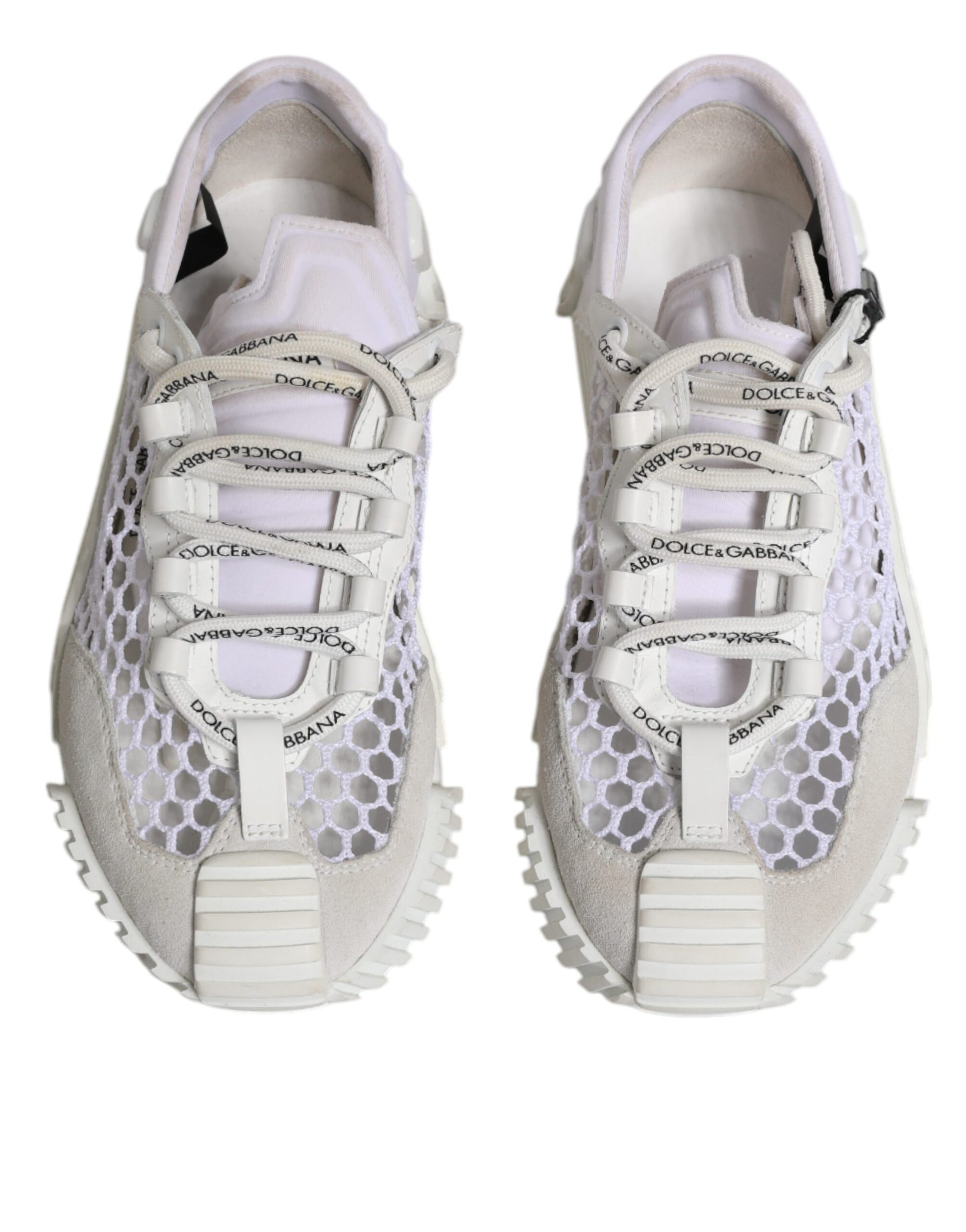 Dolce & Gabbana White Low Top Sneakers for Women detail view