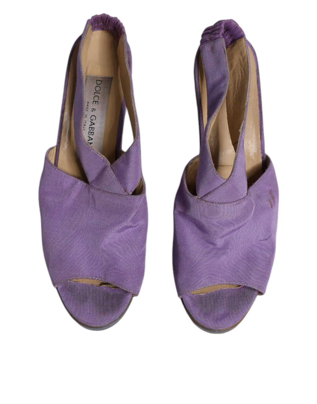Dolce & Gabbana Purple Platforms for Women detail view
