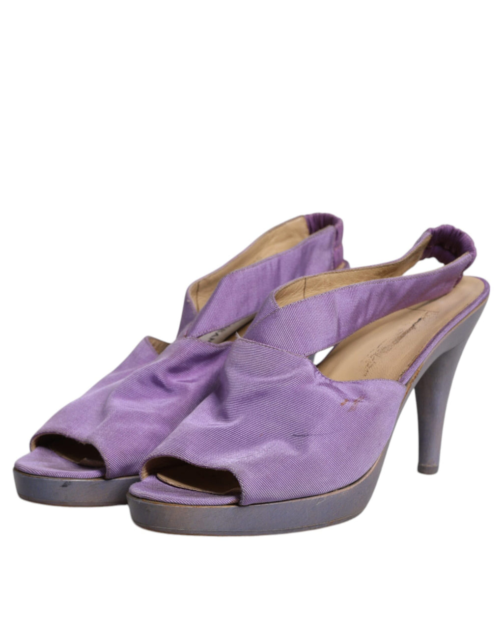 Dolce & Gabbana Purple Platforms for Women side view