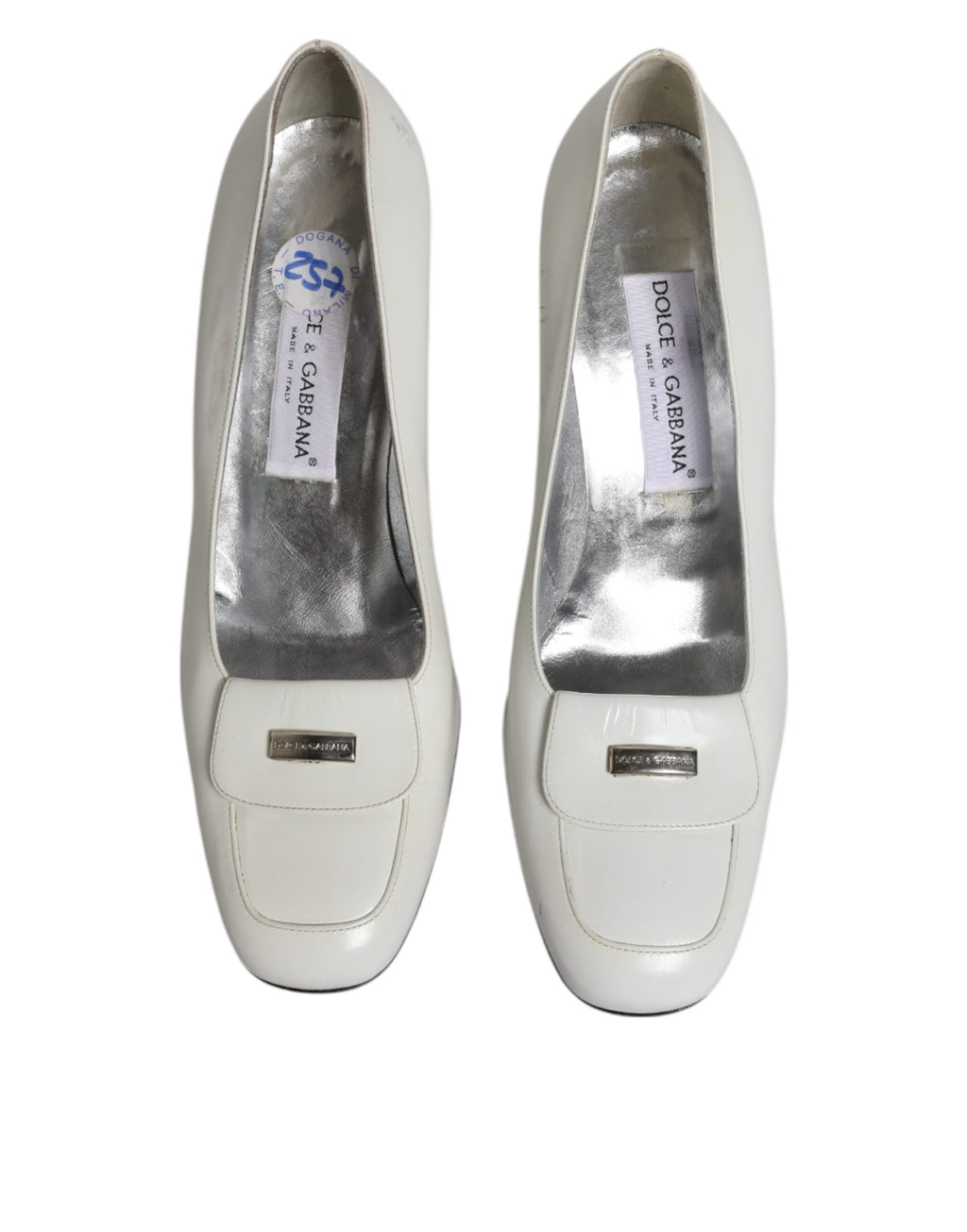 Dolce & Gabbana White Mid Heel for Women detail view
