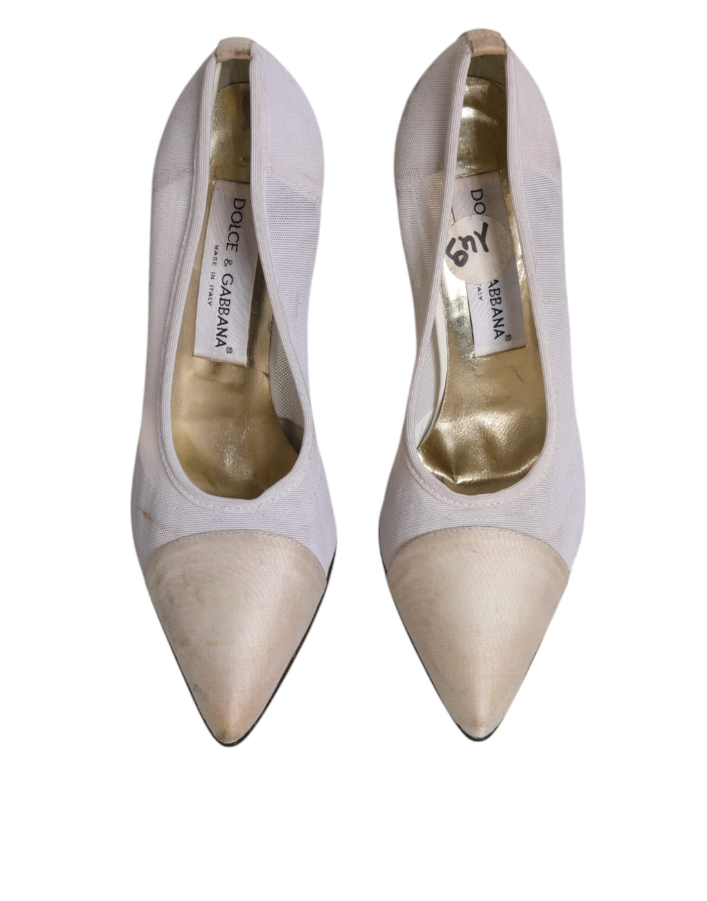 Dolce & Gabbana White High Heel for Women detail view
