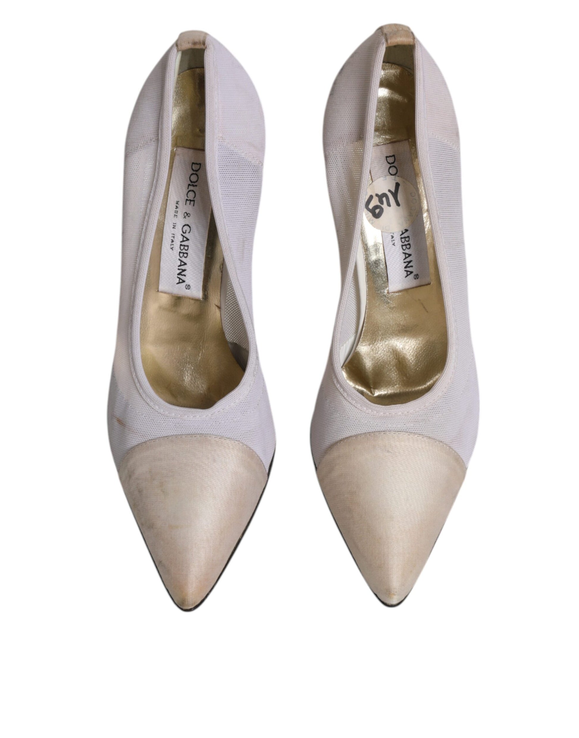 Dolce & Gabbana White High Heel for Women detail view
