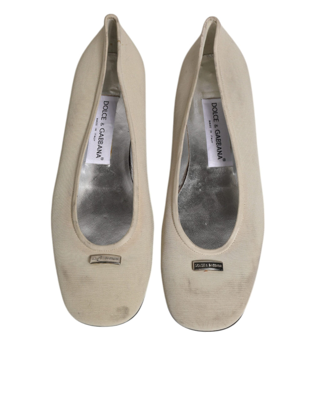 Dolce & Gabbana Beige Slides for Women detail view
