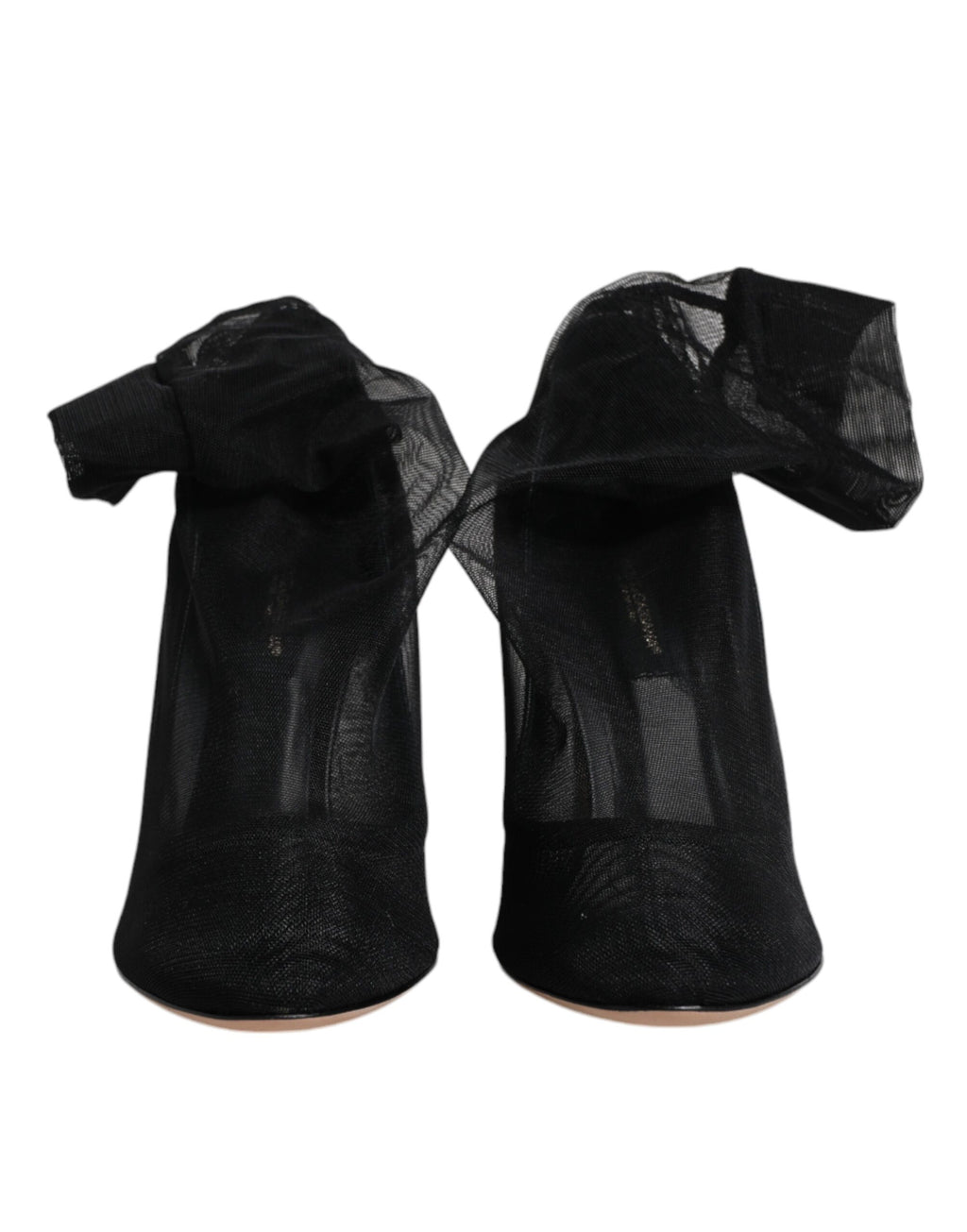 Chaussures montantes en maille de nylon noir Dolce & Gabbana style chaussette