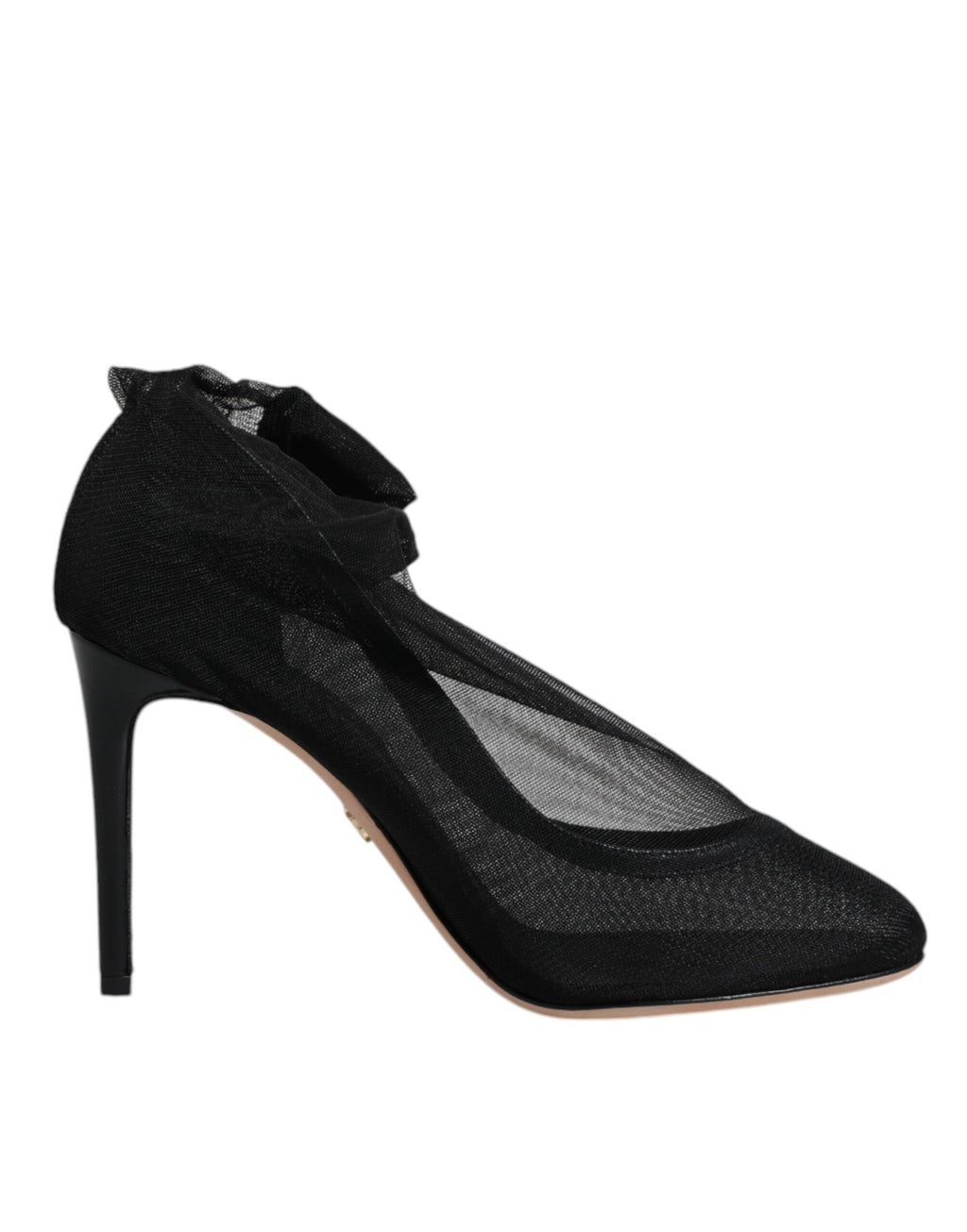 Chaussures montantes en maille de nylon noir Dolce & Gabbana style chaussette