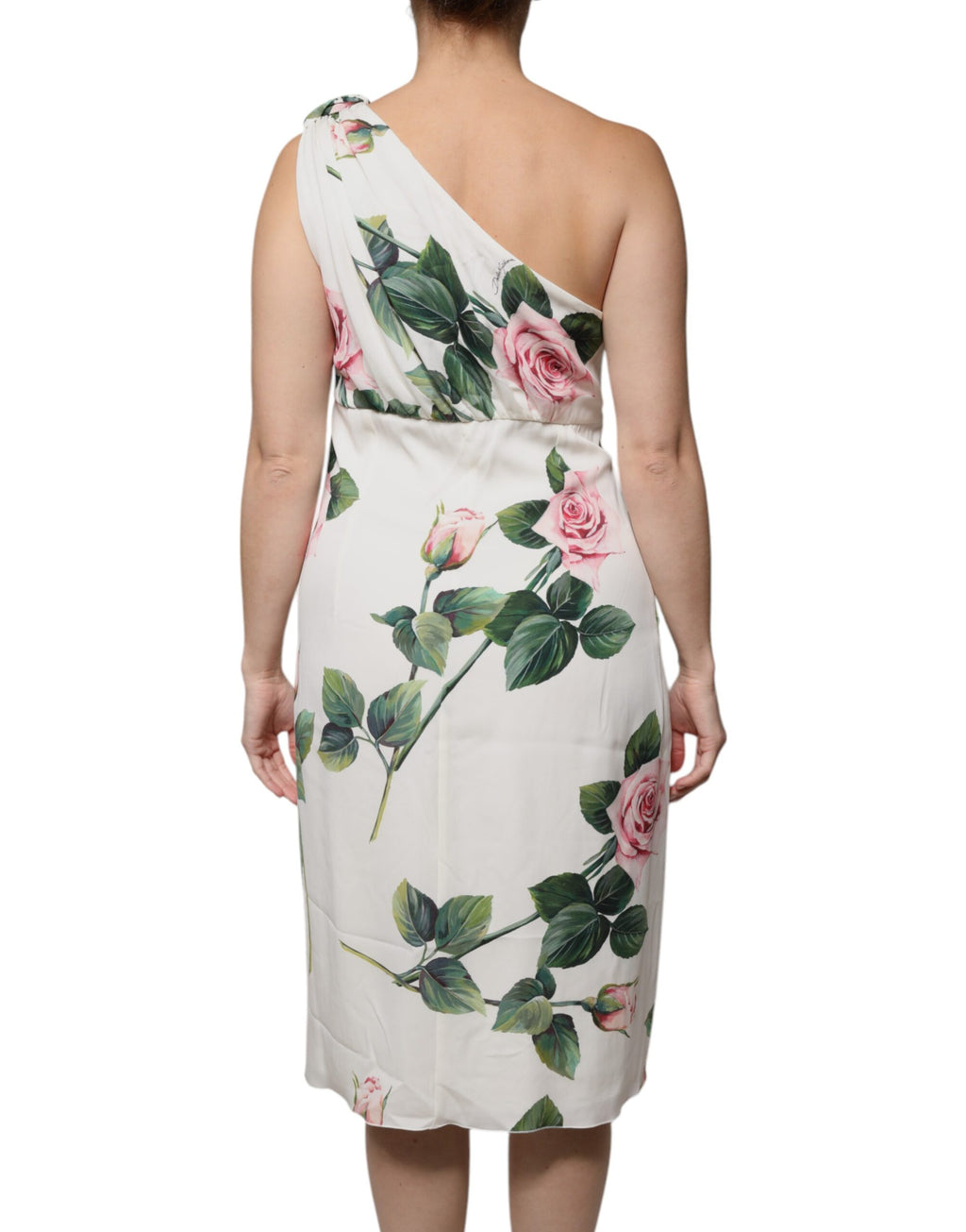 Dolce & Gabbana White Midi Dress for Women side view