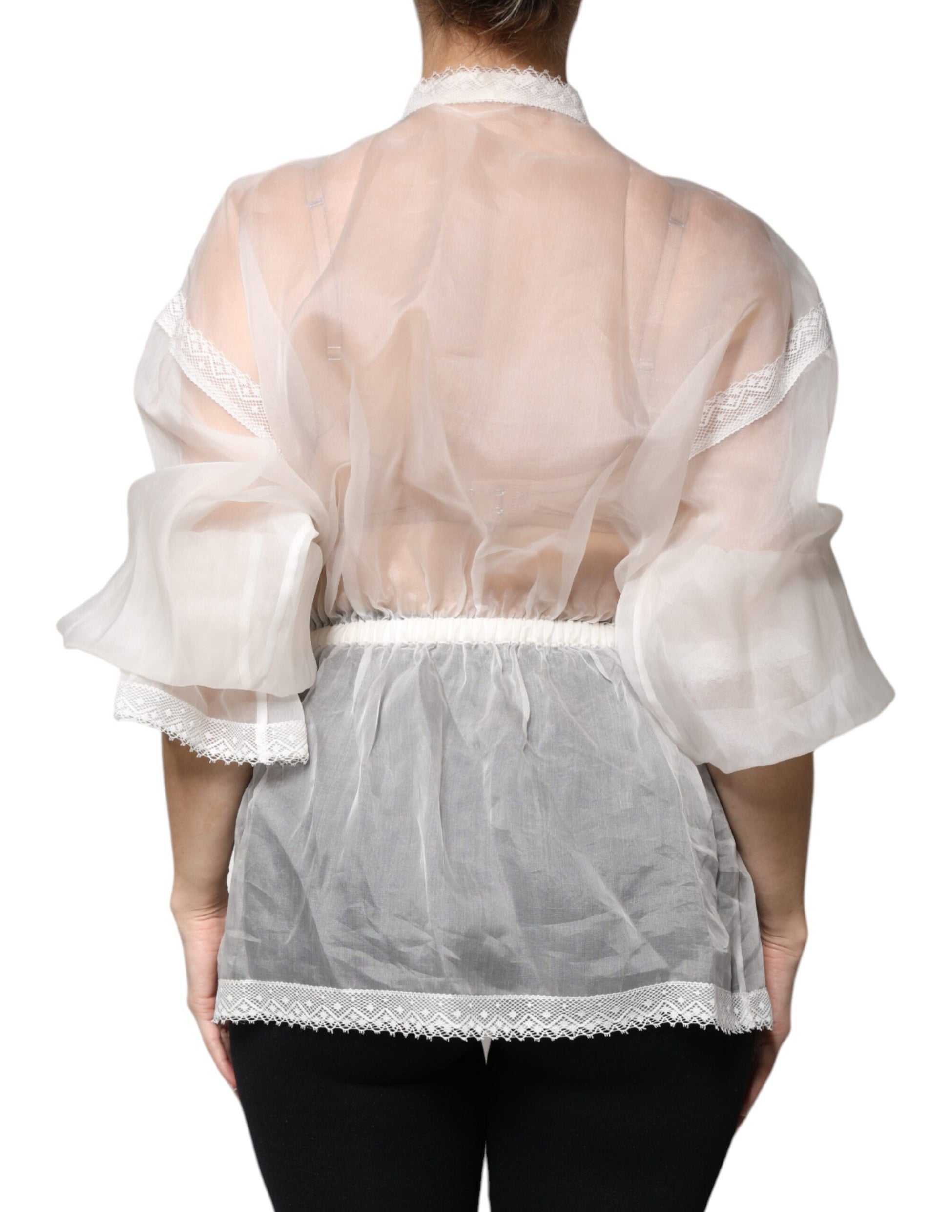 Dolce & Gabbana White Blouse for Women side view