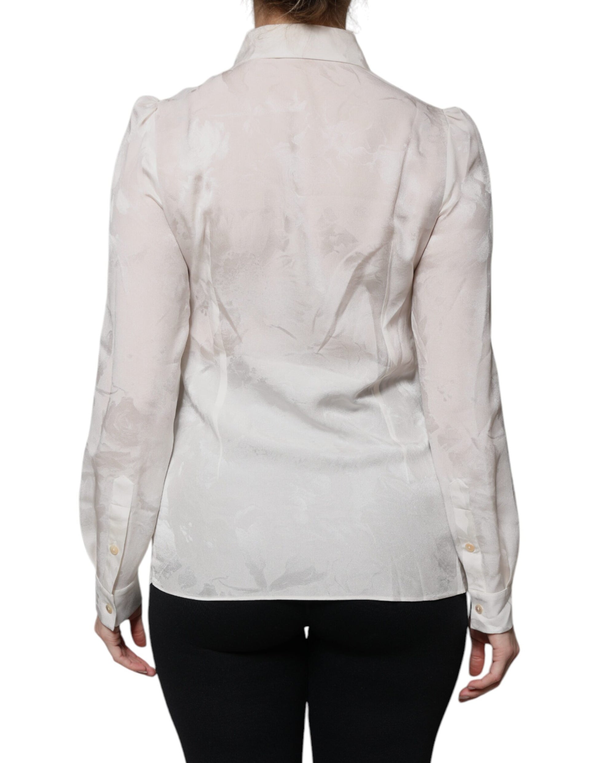 Dolce & Gabbana White Blouse for Women side view