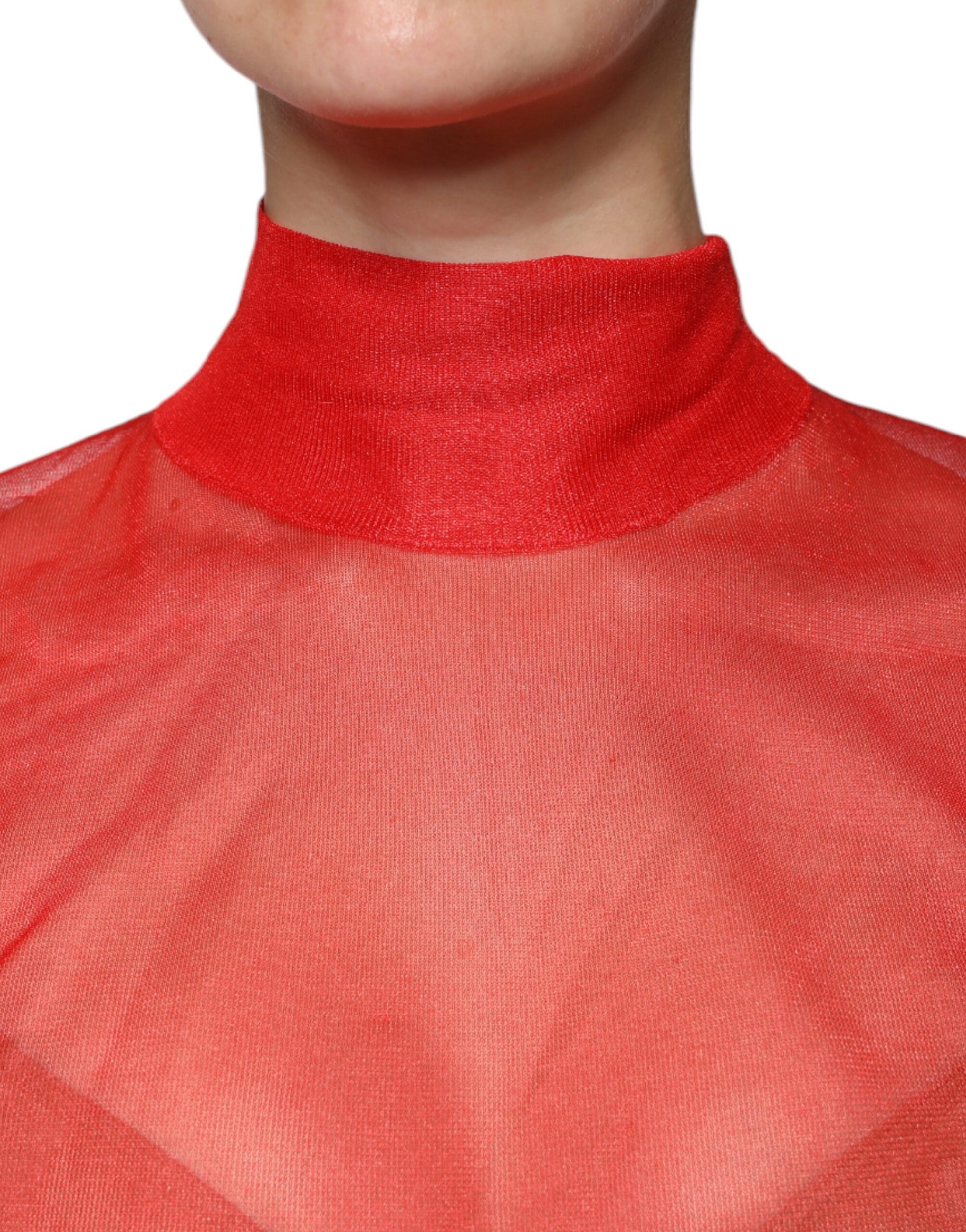 Dolce & Gabbana Red Long Sleeve T-Shirt for Women additional view