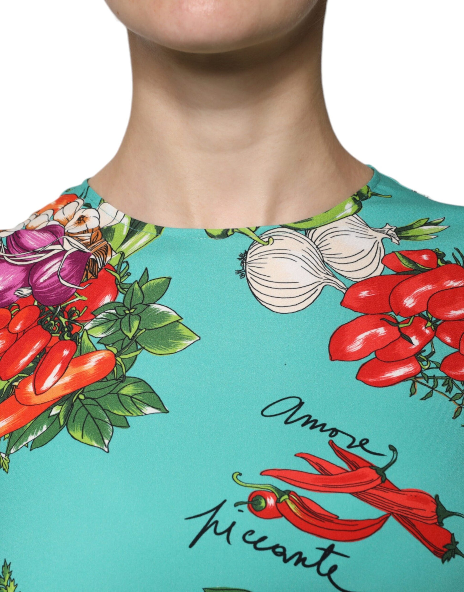 Dolce & Gabbana Multicolor Sleeveless T-Shirt for Women additional view