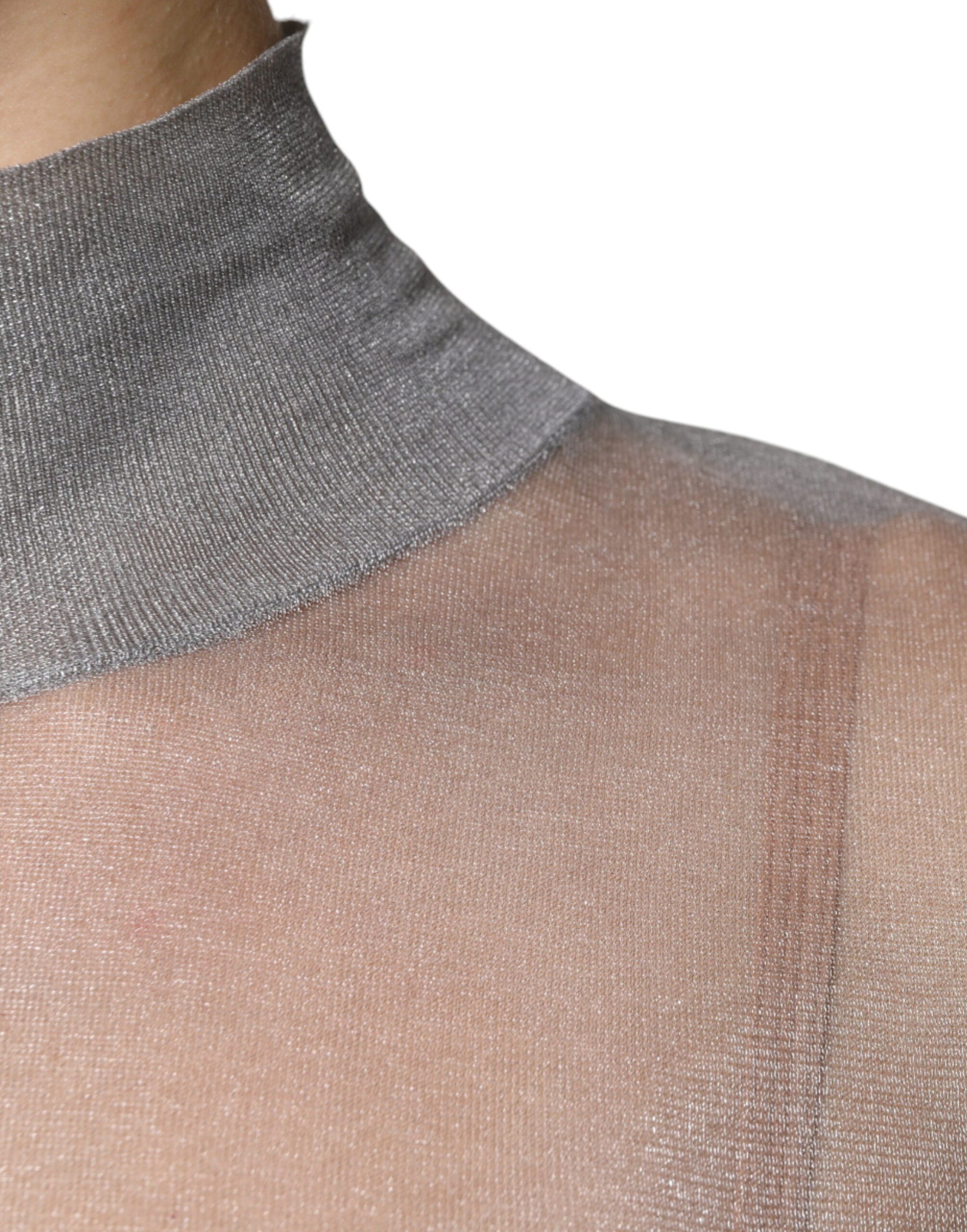 Dolce & Gabbana Grey Long Sleeve T-Shirt for Women additional view