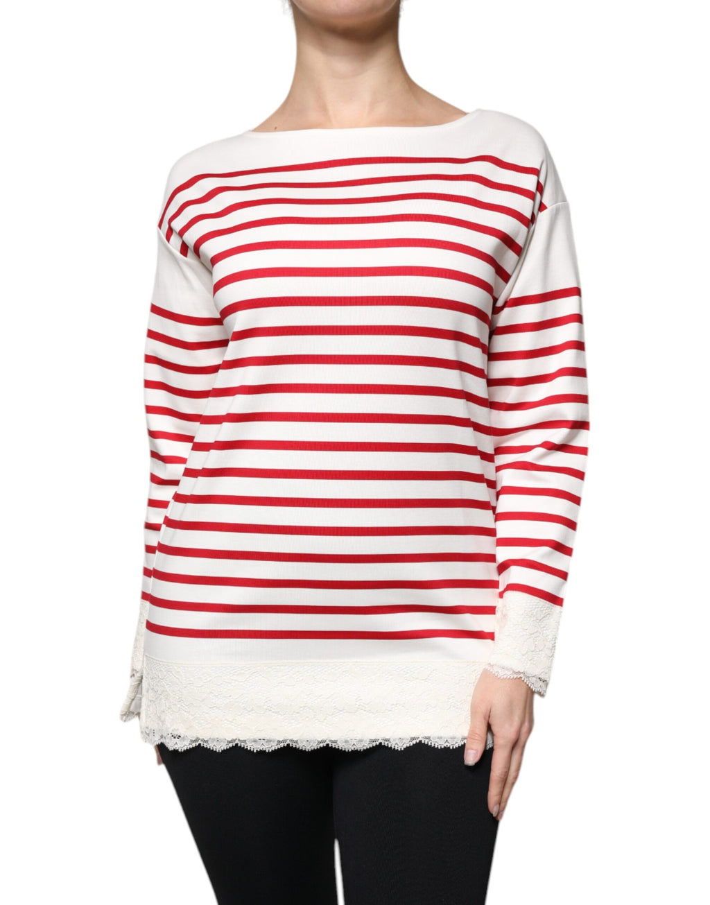 Dolce & Gabbana White Long Sleeve T-Shirt for Women