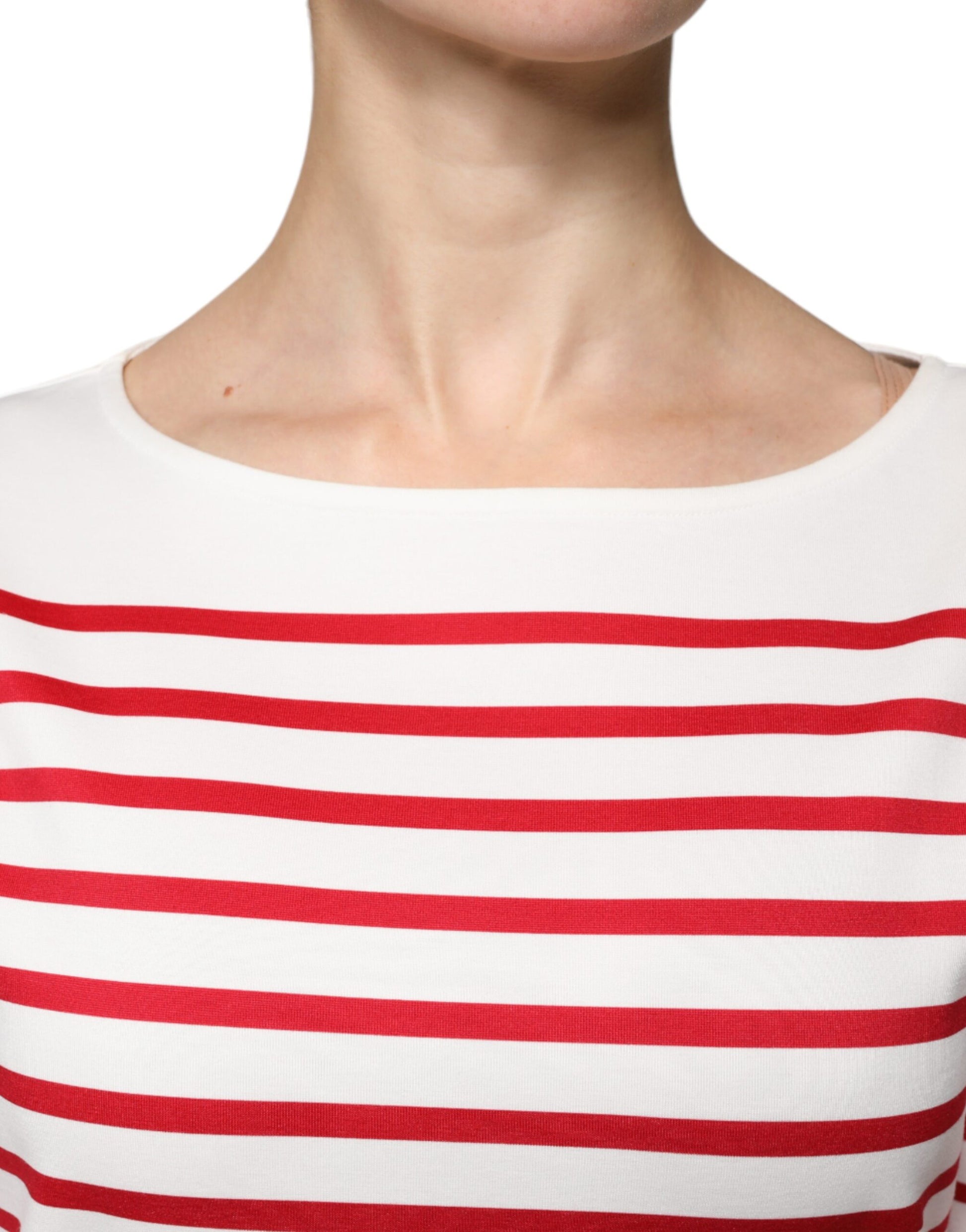 Dolce & Gabbana White Long Sleeve T-Shirt for Women additional view
