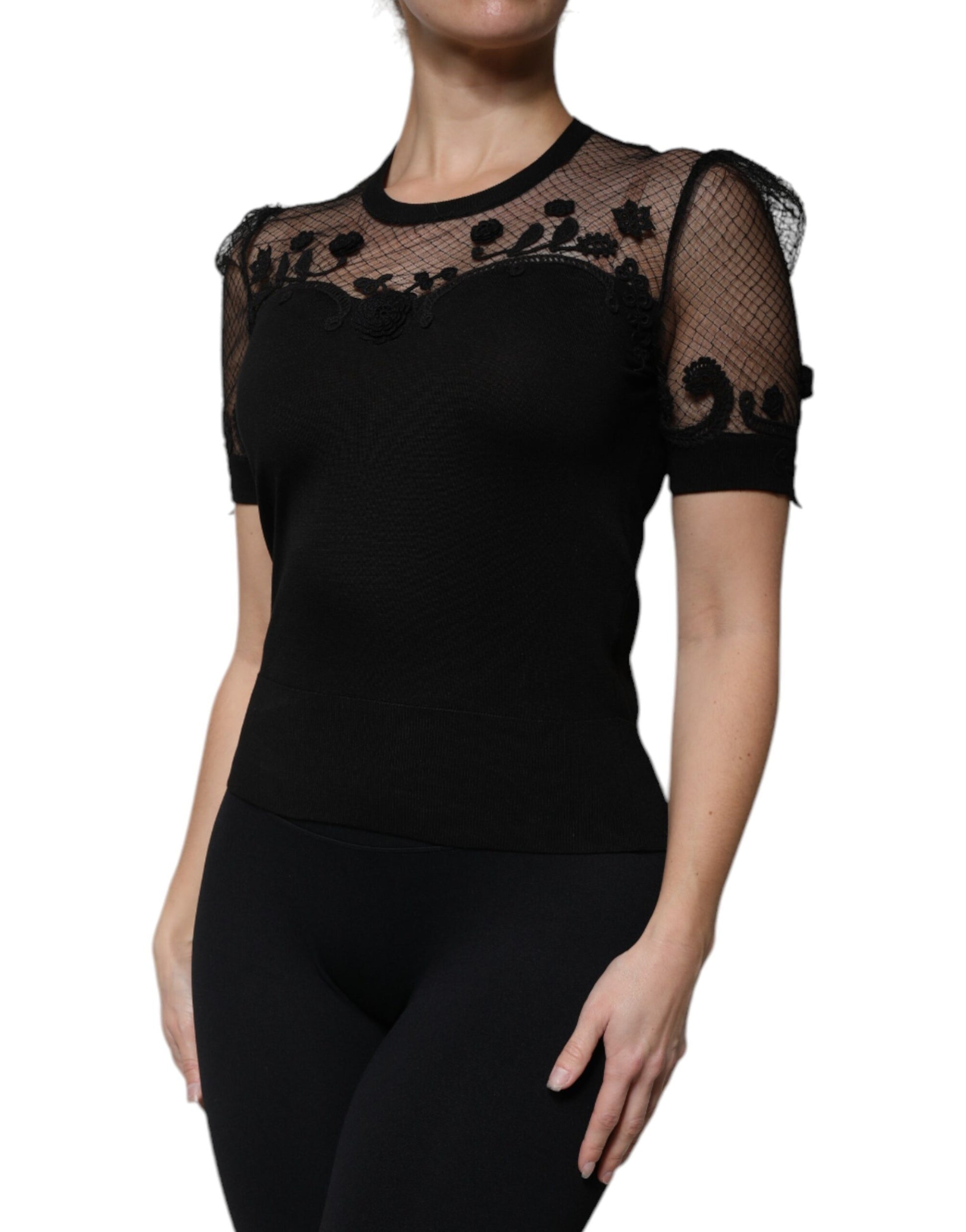Dolce & Gabbana Black Blouse for Women detail view
