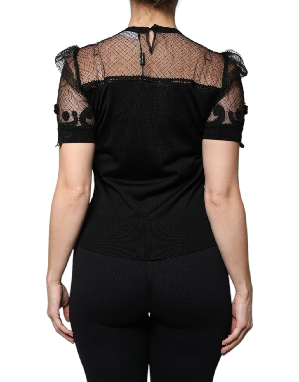 Dolce & Gabbana Black Blouse for Women side view