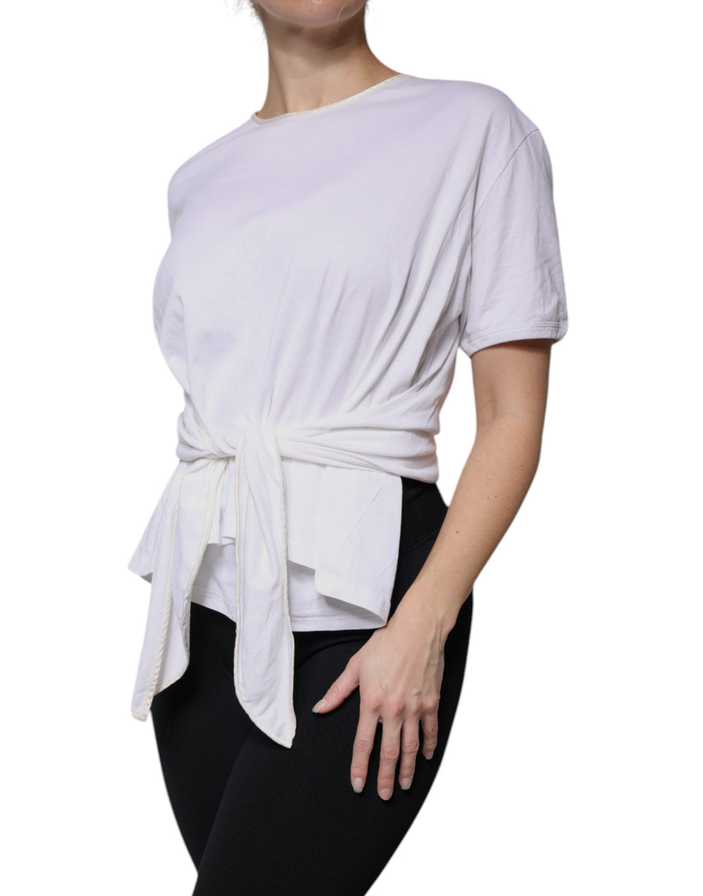 Dolce & Gabbana White T-Shirt for Women detail view