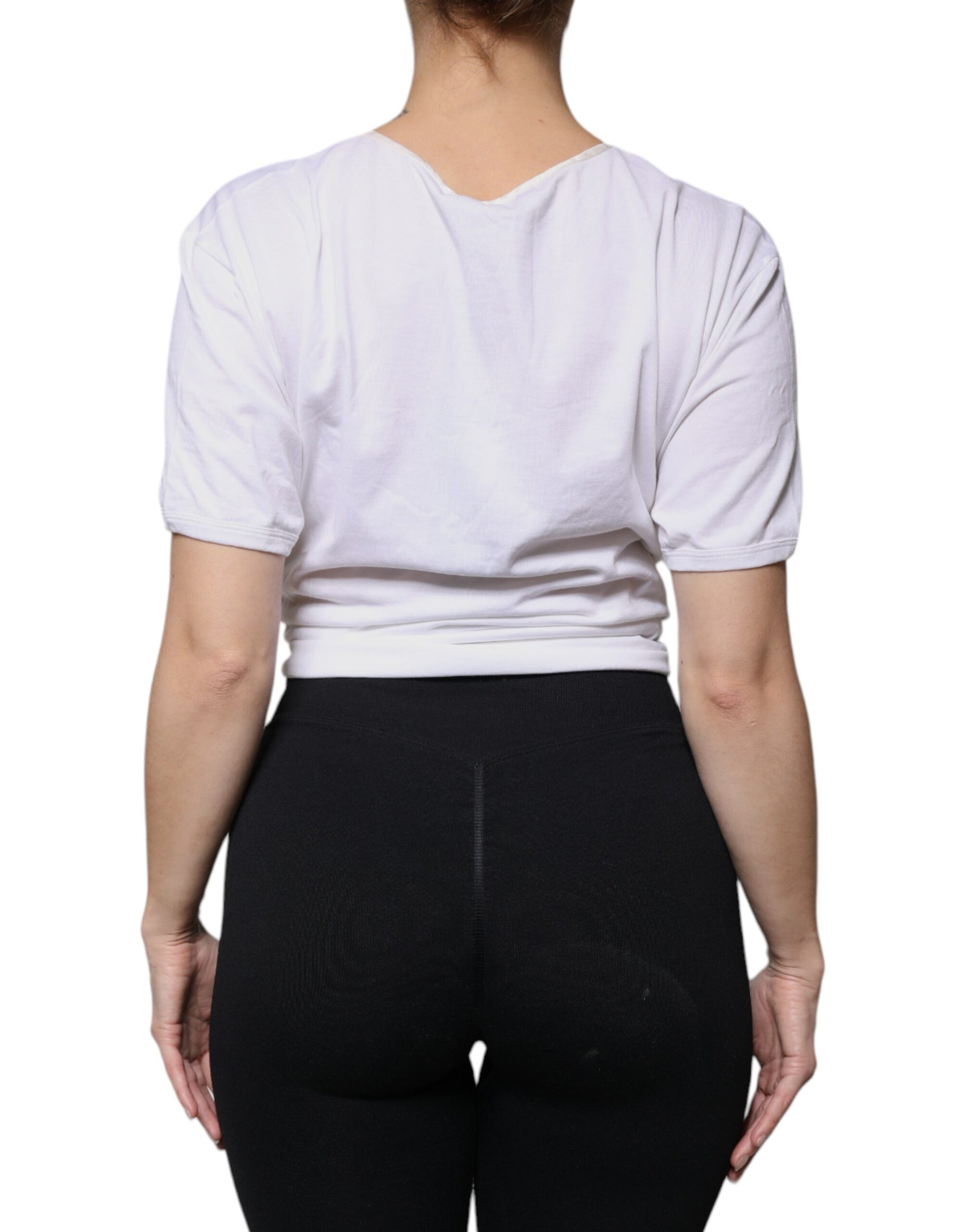 Dolce & Gabbana White T-Shirt for Women side view