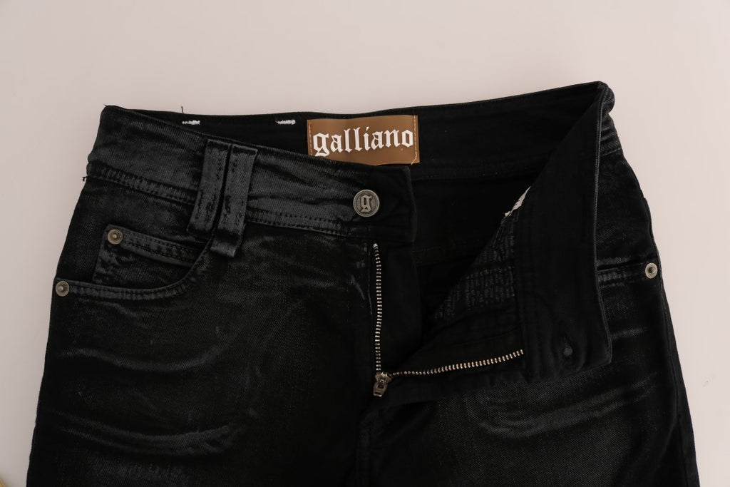 John Galliano Grey Slim Fit Jeans for Women side view