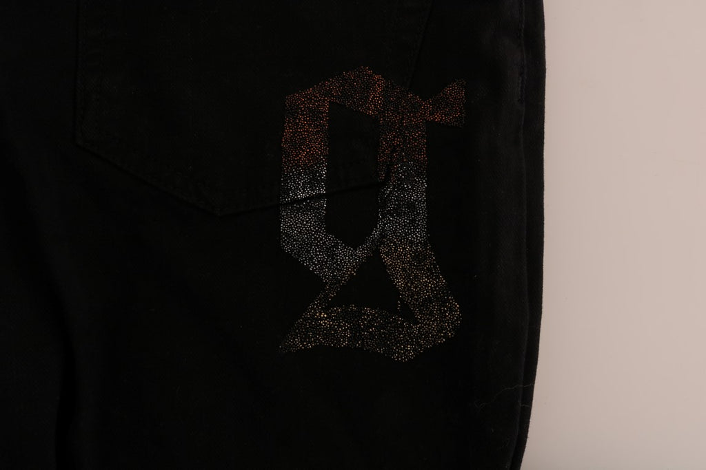 John Galliano Black Relaxed Fit Jeans for Women additional view