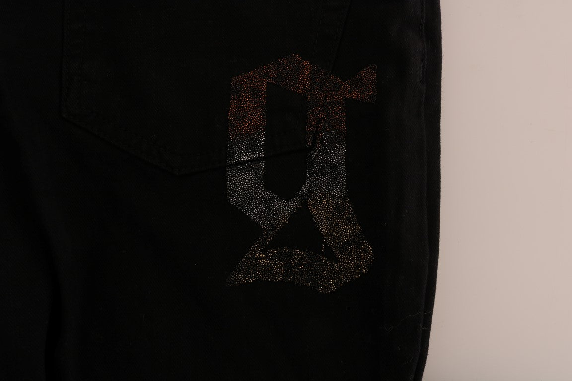 John Galliano Black Relaxed Fit Jeans for Women additional view