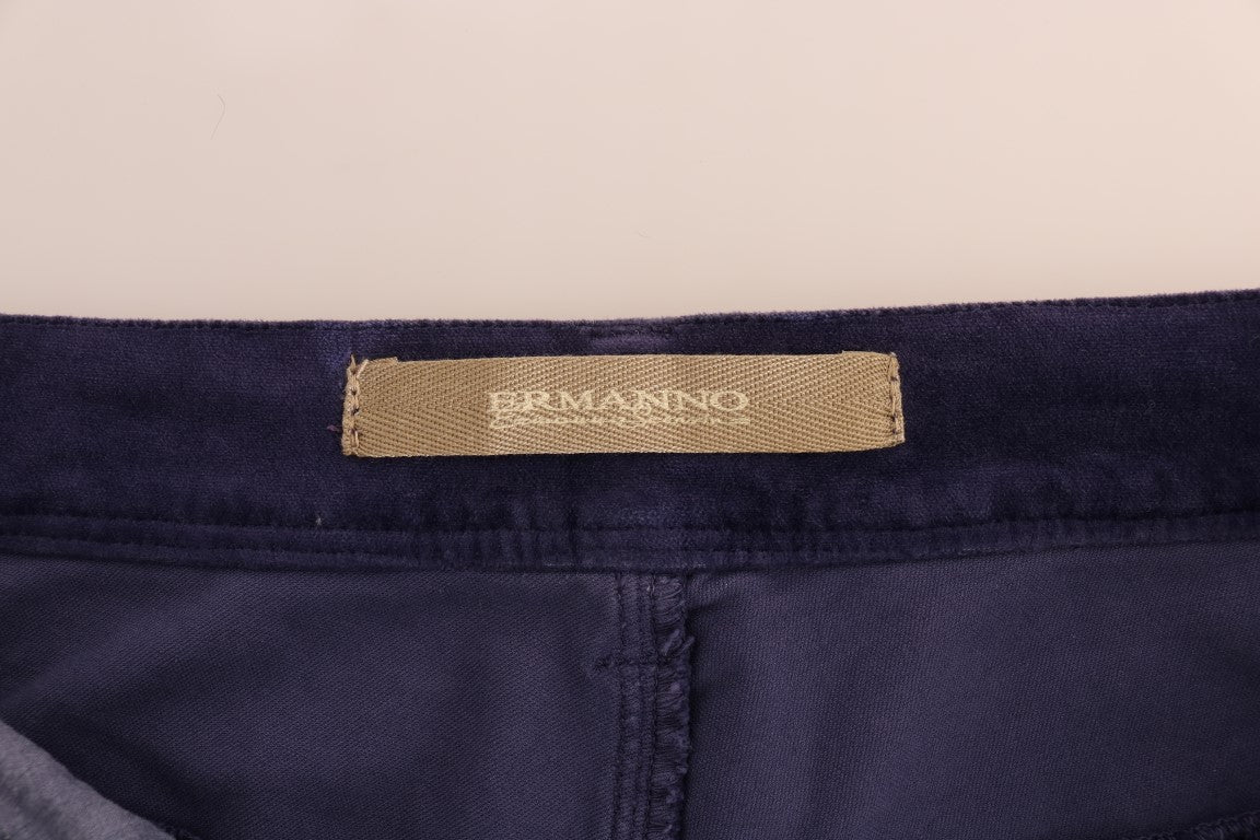 Ermanno Scervino Purple Flared Pants for Women additional view