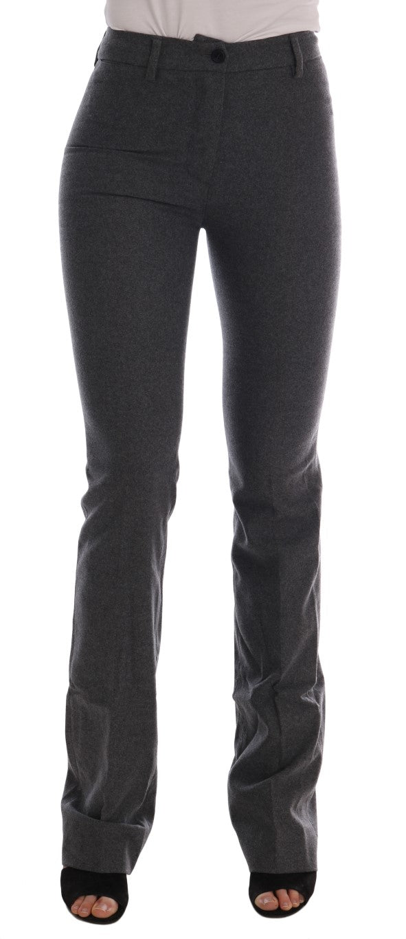 Ermanno Scervino Grey Flared Pants for Women