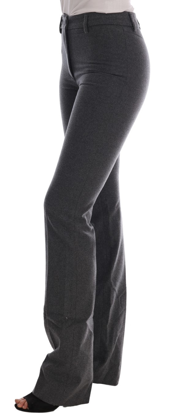 Ermanno Scervino Grey Flared Pants for Women alternate view