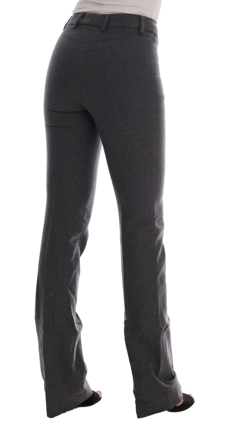 Ermanno Scervino Grey Flared Pants for Women detail view