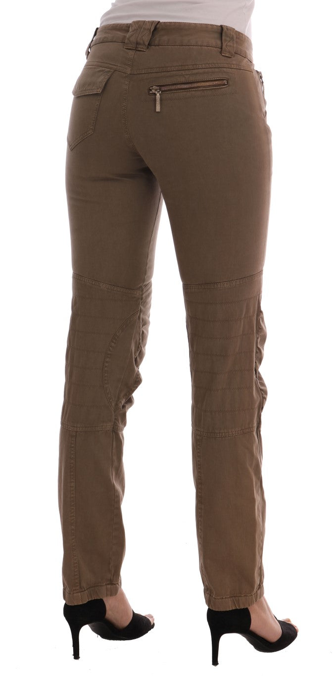Ermanno Scervino Brown Casual Pants for Women detail view