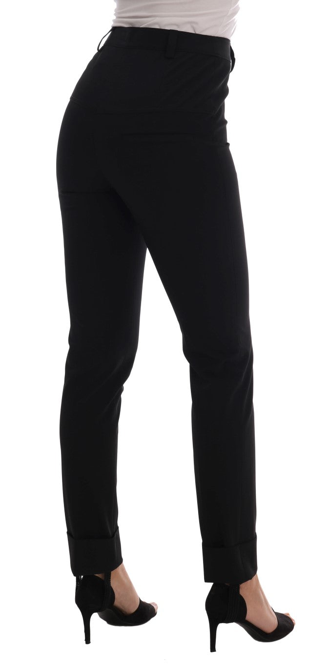 Ermanno Scervino Black Leggings for Women detail view