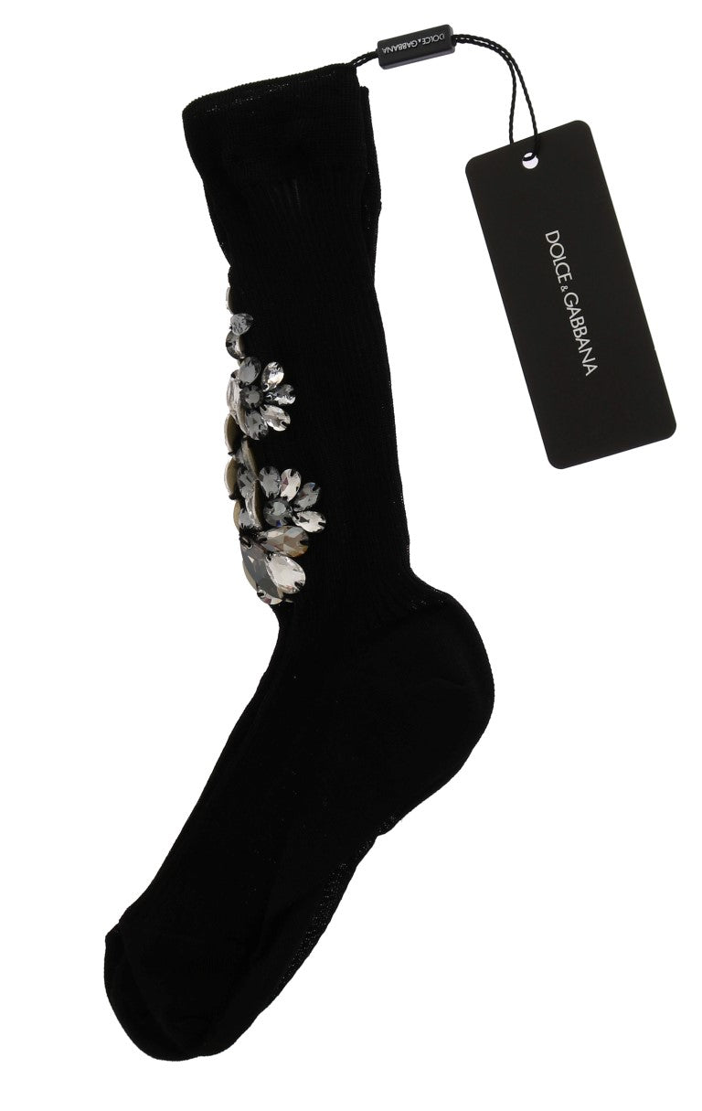 Dolce & Gabbana Black Socks for Women side view