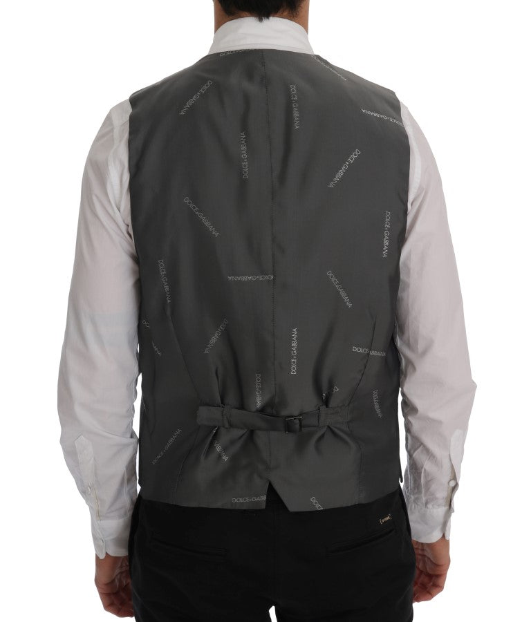 Dolce & Gabbana Grey Waistcoats for Men detail view