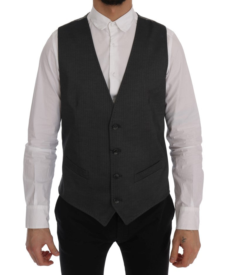 Dolce & Gabbana Grey Waistcoats for Men