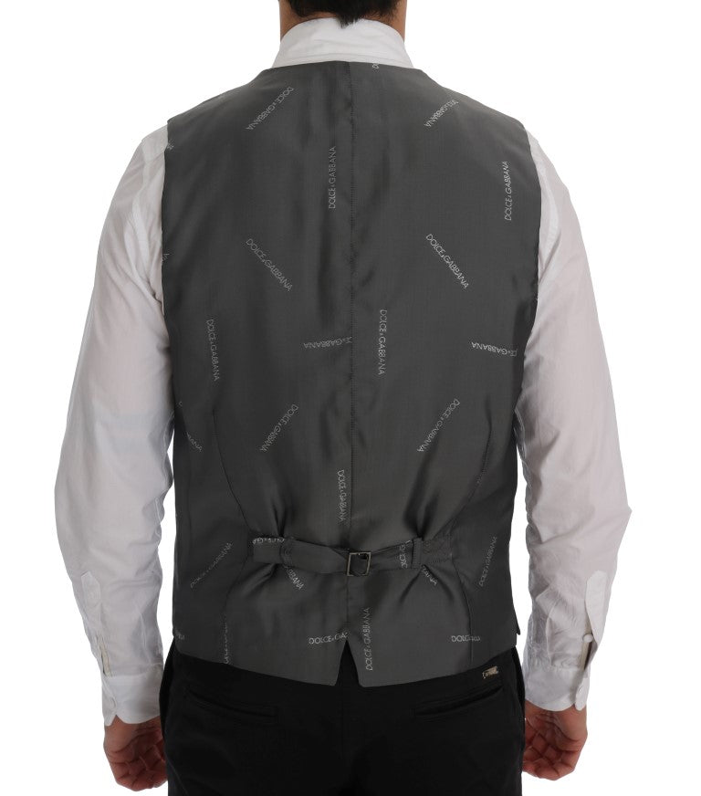 Dolce & Gabbana Grey Waistcoats for Men detail view