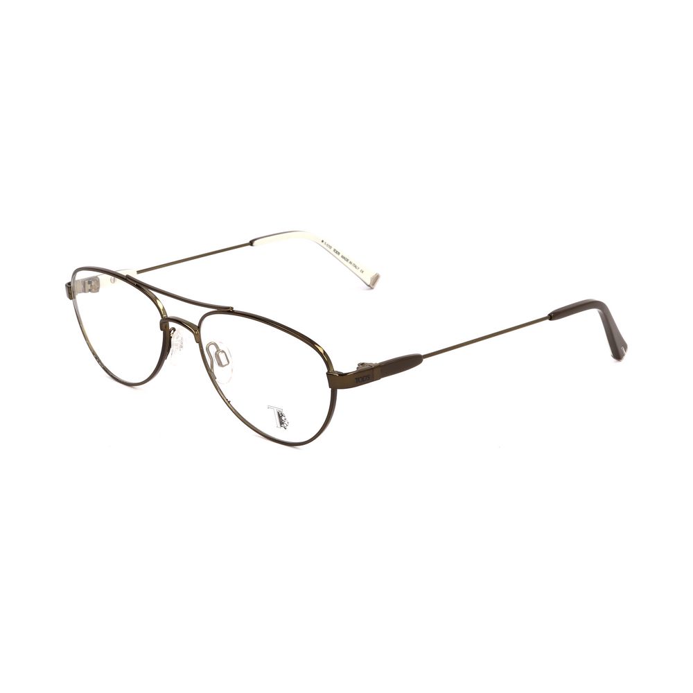 Lunettes (monture) en métal bronze Tod's